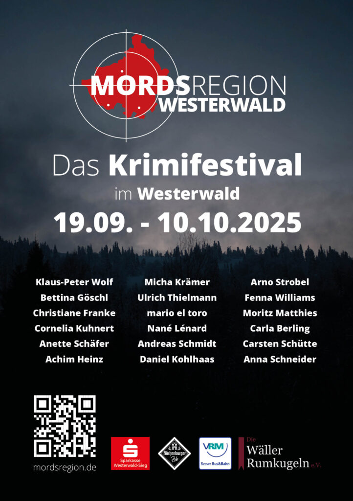 Cover Programmheft Krimifestival Mordsregion Westerwald 2025